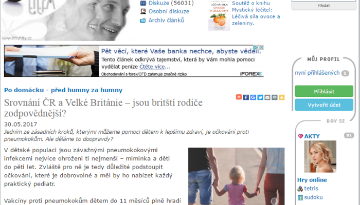 Srovnání ČR a Velké Británie – jsou britští rodiče zodpovědnější?